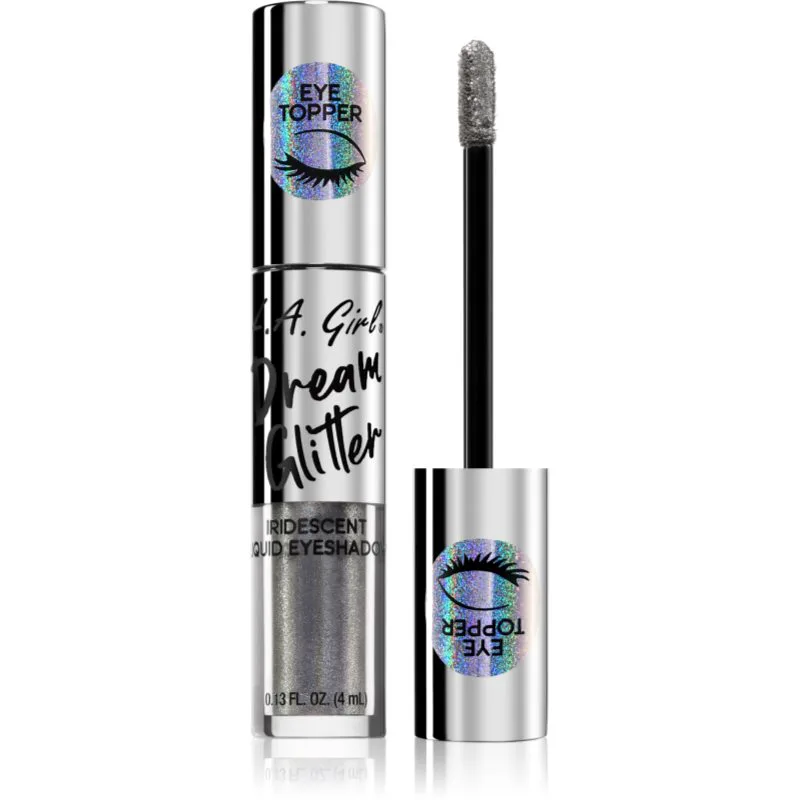 L.A. Girl Cosmetics Dream Glitter Υγρή γκλίτερ σκιά ματιών απόχρωση Aura 4 ml