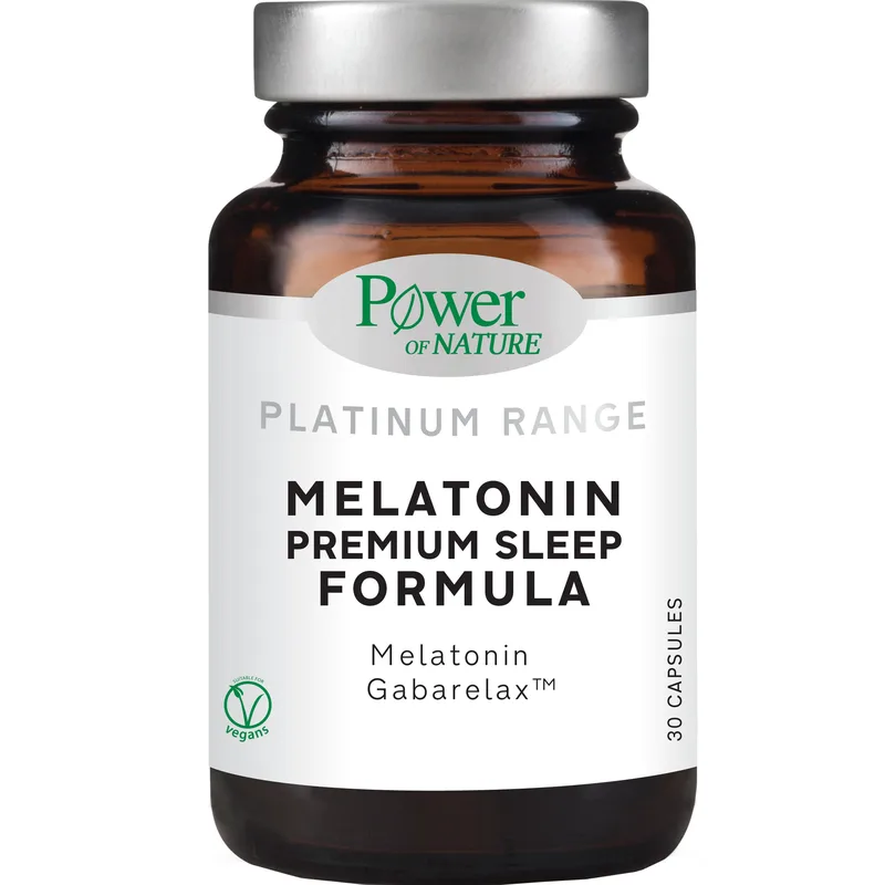 Power Health Platinum Range Melatonin Premium Sleep Formula Συμπλήρωμα Διατροφής Μελατονίνης, Φυτικών Εκχυλισμάτων Βιταμινών & Μετάλλων για Γρηγορότερο & Καλύτερο Ύπνο 30caps