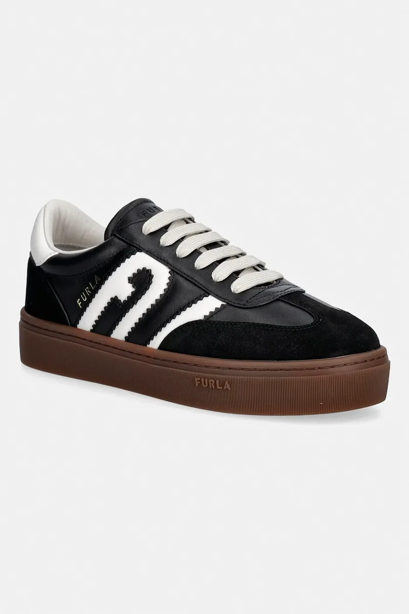 Furla Allegra Lace-Up sneakers γυναικεία δερμάτινα