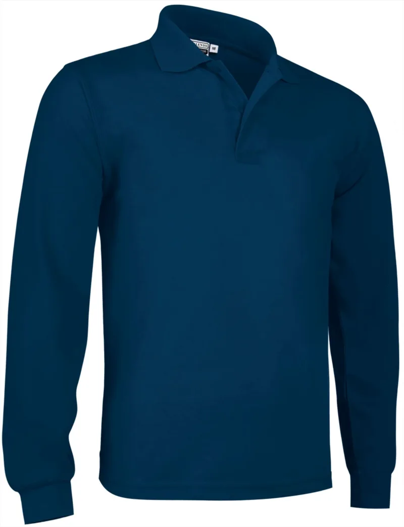 Μακρυμάνικο Polo Shirt PREDATOR Valento POVATOLMR Orion Navy Blue