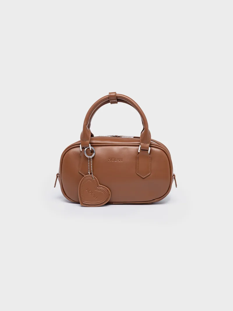 NOLAH ΓΥΝΑΙΚΕΙΑ ΤΣΑΝΤΑ LOVEY BROWN SILVER