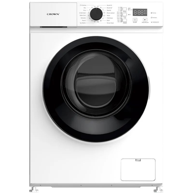 Crown CWM6010BDE Πλυντήριο Ρούχων 6kg, 1000 Στροφών, Ε, Λευκό CWM6010BDE