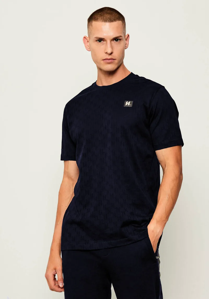 Karl Lagerfeld T Shirt της σειράς Crewneck - 755004 554201 690 Blue