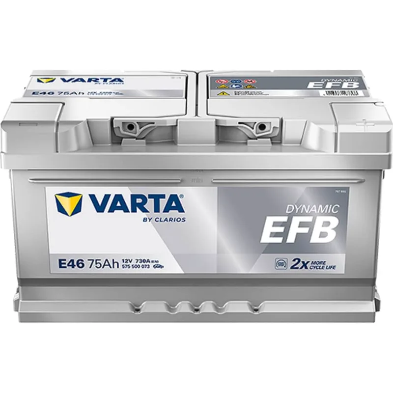 Μπαταρία Αυτοκινήτου VARTA Dynamic EFB E46 12V 75Ah 730A (EN)