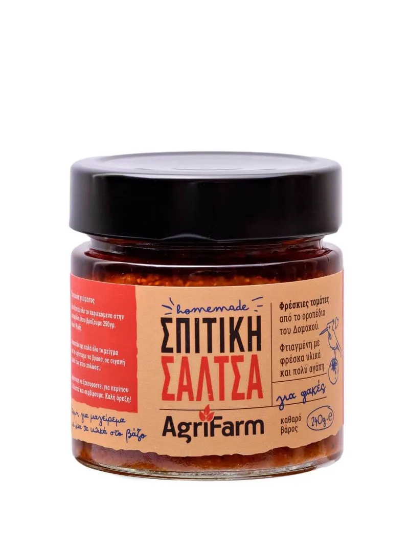 Vegan χειροποίητη σάλτσα για φακές, Φθιώτιδας "Agrifarm" 240g>