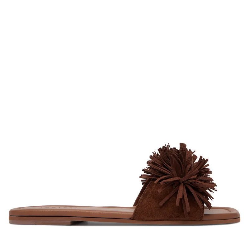 Παντόφλες Inuikii Fringes Flower 1014.003.0031.150 Καφέ