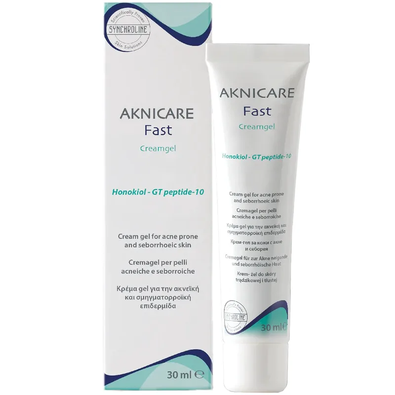 Synchroline Aknicare Fast Creamgel Κρέμα Gel για την Ακνεϊκή & Σμηγματορροϊκή Επιδερμίδα 30ml