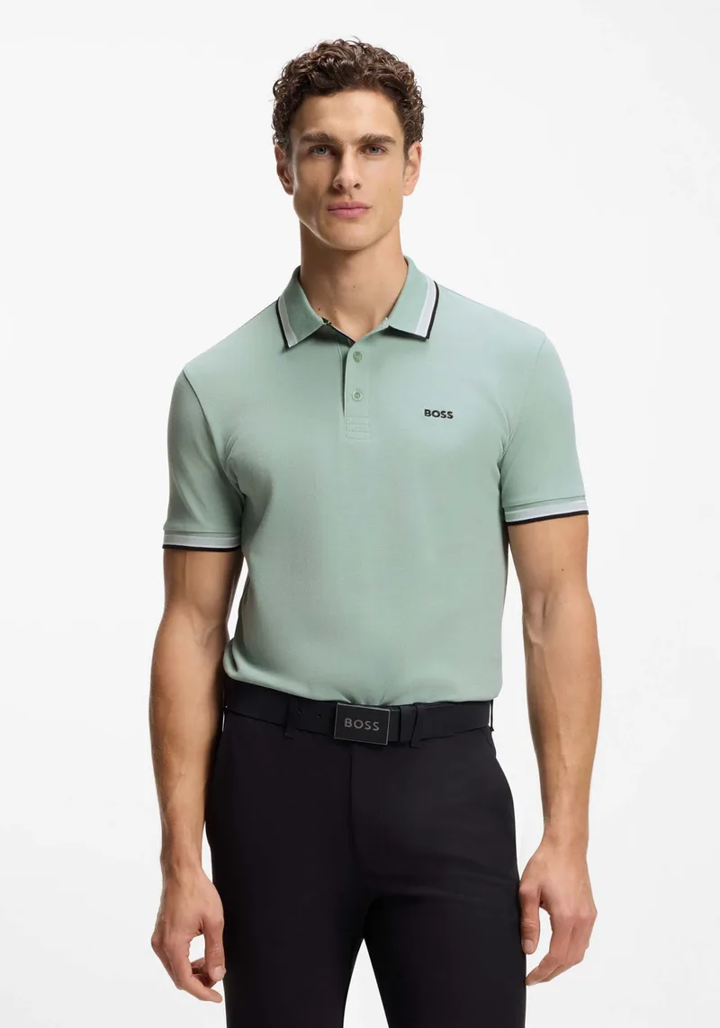 BOSS Polo Μπλούζα Paddy - 50469055 360 Light Green