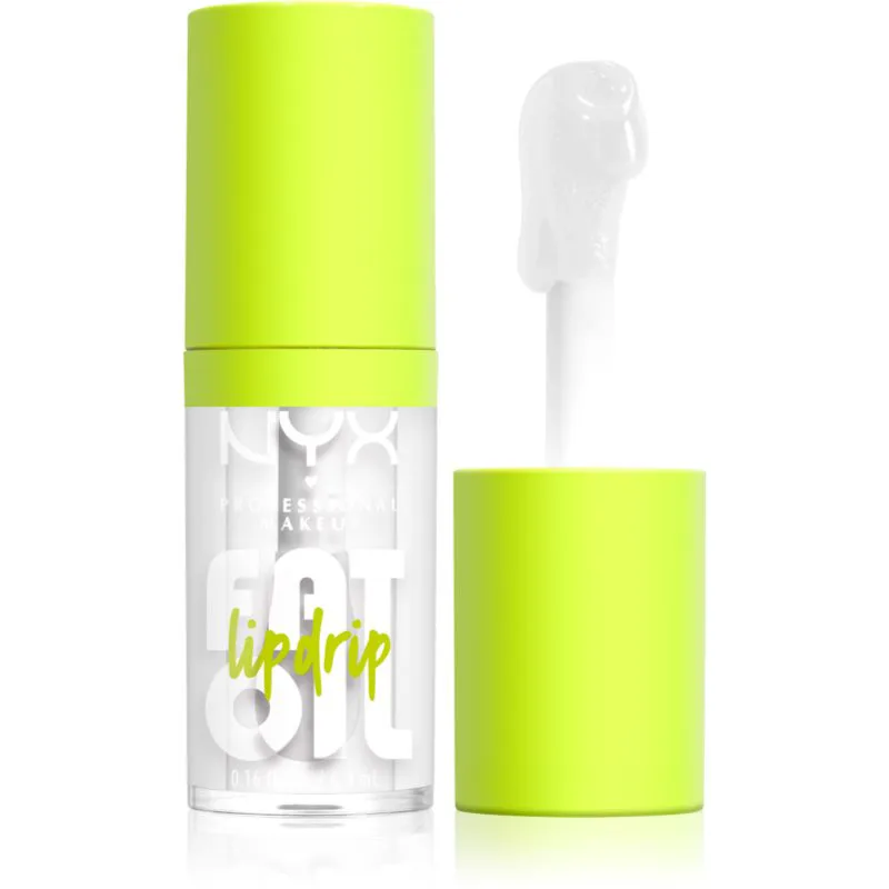 NYX Professional Makeup Fat Oil Lip Drip Έλαιο για τα χείλη απόχρωση 01 My Main 4,8 ml