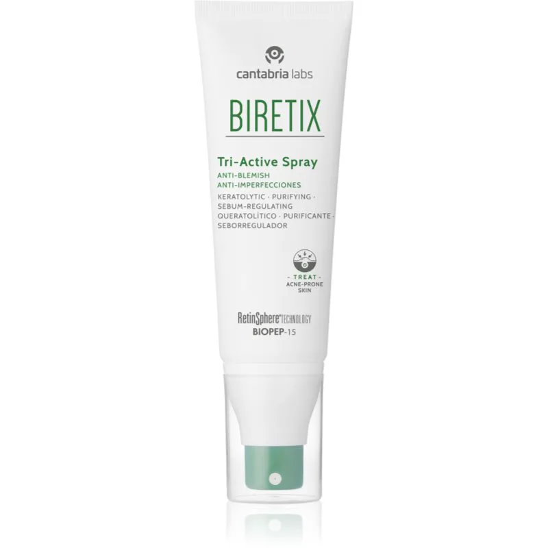 Biretix Tri Active Spray πολυλειτουργικό σπρέι μαλλιών για προβληματική επιδερμίδα 100 ml