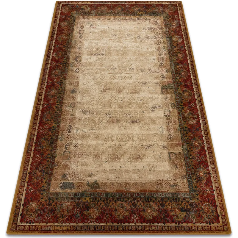 Χαλιά Rugsx Μαλλί χαλί POLONIA PAMUK 2 κόκκινο 100x150 cm