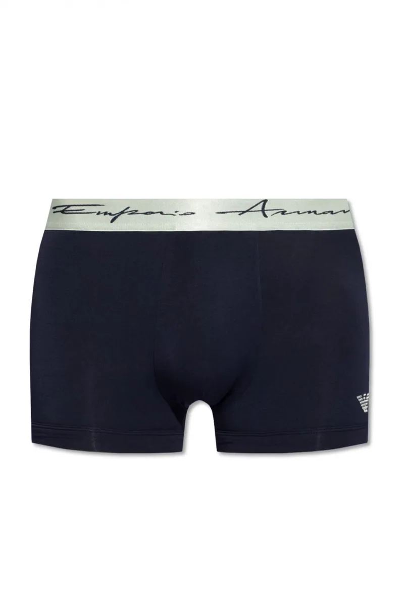 EMPORIO ARMANI ΕΣΩΡΟΥΧΑ TRUNK COTTON STRETCH MΠΛΕ