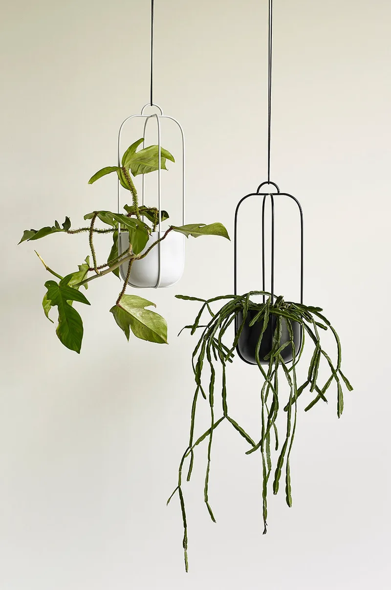 Κρεμαστή γλάστρα Hübsch 16 x 44 cm 2-pack