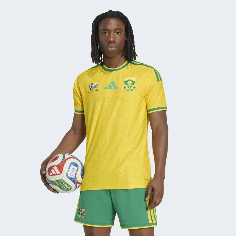 adidas Εθνική Νότιας Αφρικής 2026 Home Authentic Ανδρική Ποδοσφαιρική Φανέλα (9000276349_11990)
