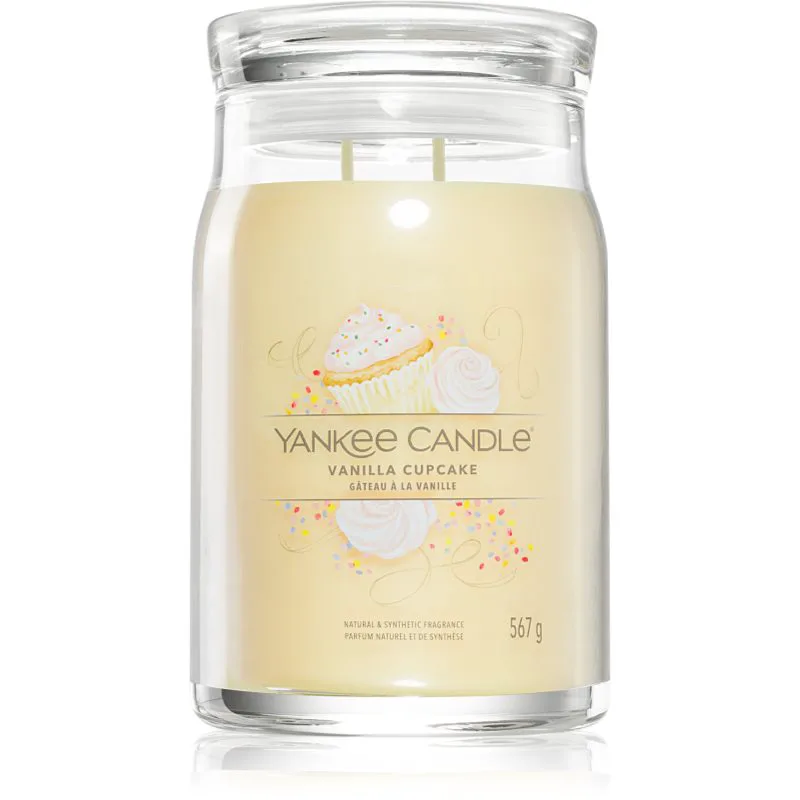 Yankee Candle Vanilla Cupcake αρωματικό κερί Signature 567 γρ