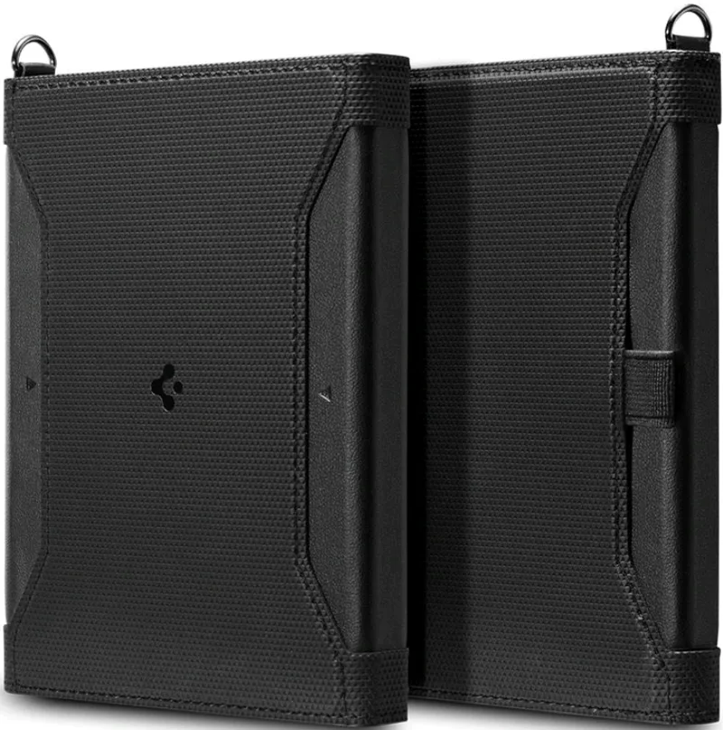 Spigen Universal Passport Holder - Αντικλεπτική Θήκη / Πορτοφόλι Προστασίας RFID για Κάρτες / Διαβατήριο / Ταυτότητα από Premium Vegan Δέρμα - Black (AFA05538)