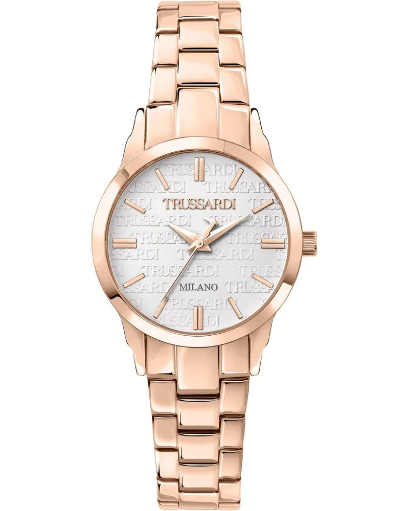 TRUSSARDI T-Bent - R2453141506, Rose Χρυσό case with Stainless Steel Bracelet