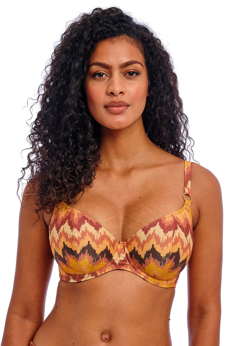 Freya γυναικείο μαγιό bikini top lurex με μπανέλα "Arizona Wave" (G, H, I Cup)-AS206102-HOZ