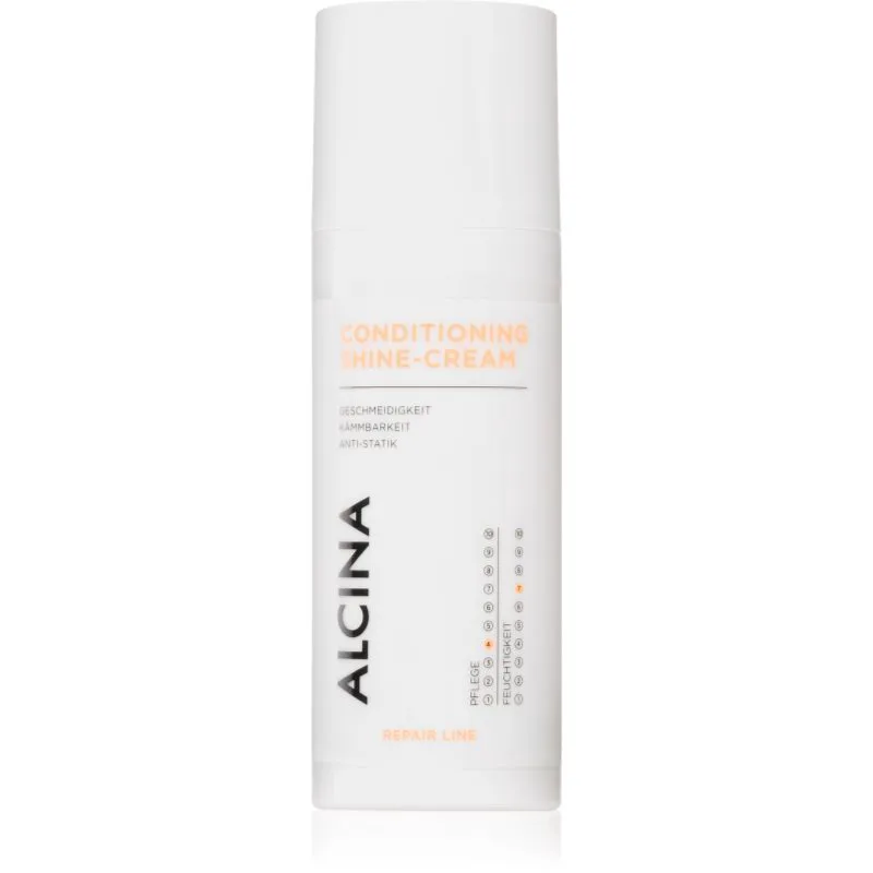Alcina Repair Line αναγεννητική κρέμα λάμψη για ξηρά και εύθρασατα μαλλιά 50 ml