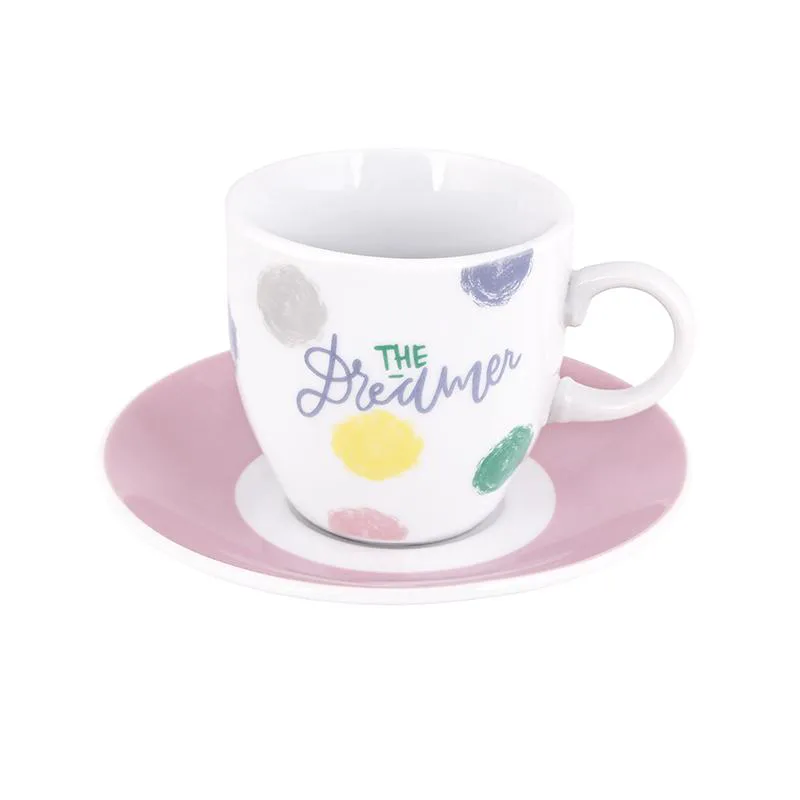Σετ 6τμχ Φλυτζάνια Καφέ Πορσελάνης 90ml The Dreamer Max Home BBDG082080 (Υλικό: Πορσελάνη) - Max Home - BBDG082080