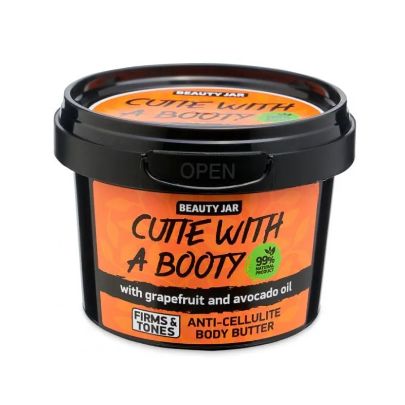 Beauty Jar Cutie With A Booty Βούτυρο Σώματος Κατά Της Κυτταρίτιδας 90gr