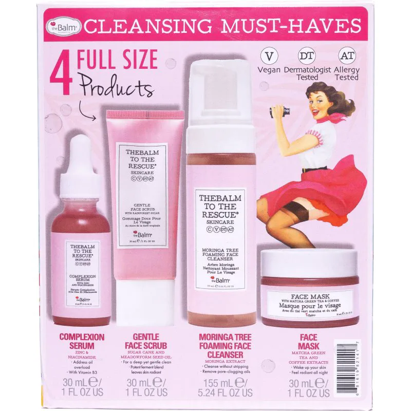 theBalm To The Rescue® Skincare Collection σετ δώρου για τέλειο καθαρισμό