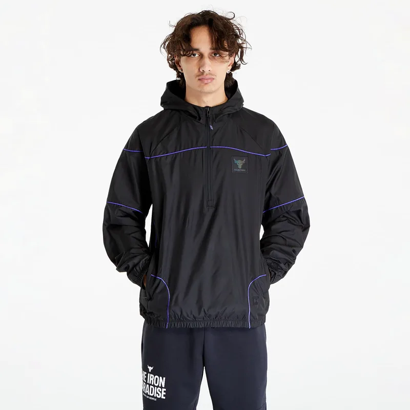 Αντιανεμικό Under Armour Project Rock Anorak Jacket Black/ Pluto/ Black S