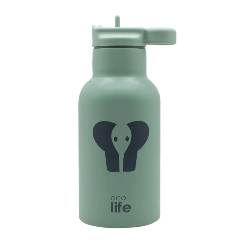 Ecolife Kids Thermos Animal Elephant Παγούρι Θερμός Ανοξείδωτο 350ml