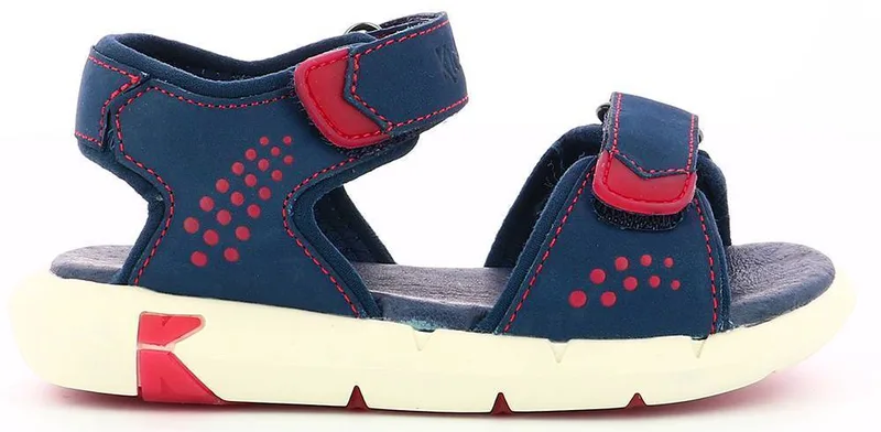ΠΕΔΙΛΑ KICKERS JUMANGAP 858670 ΣΚΟΥΡΟ ΜΠΛΕ/ΚΟΚΚΙΝΟ (EU:32)