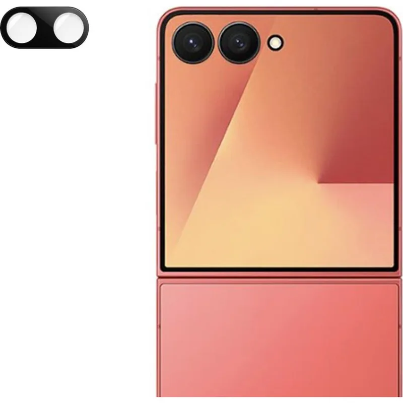 Tempered Glass Samsung Galaxy Z Flip7 Techsuit Full Camera Αντιχαρακτικό Γυαλί Προστασίας για Φακό Κάμερας - Black (5949419284388)