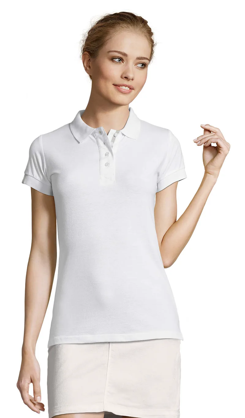 Γυναικείο Πόλο Πικέ 00575 SOL'S Portland White