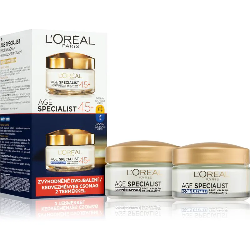 L’Oréal Paris Age Specialist 45+ επωφελής συσκευασία για ώριμη επιδερμίδα προσώπου