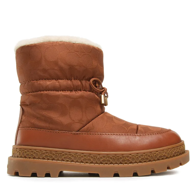 Μπότες Χιονιού Coach Kailee Nylon CE303 Καφέ