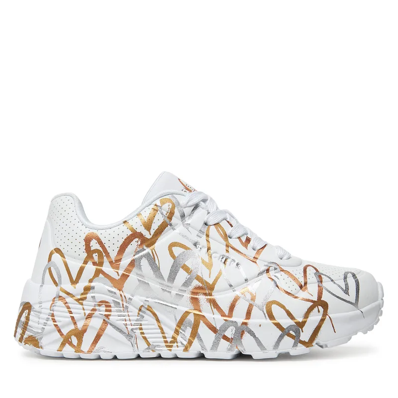 Αθλητικά Skechers Uno Lite-Metallic Love 314067L/WTGD Λευκό