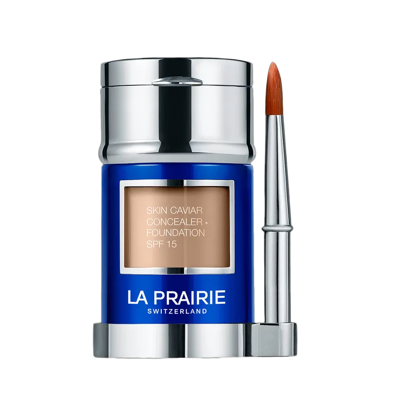 La prairie Luxurious Liquid Makeup with Concealer SPF 15 (Skin Caviar Foundation) 30ml + 2g - Shade: Honybeige