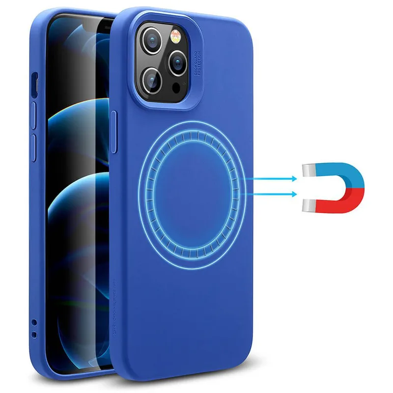 ESR iPhone 12 Pro Max Cloud HaloLock MagSafe Case Classic Blue