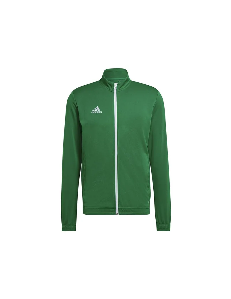 Adidas Entrada 22 Ανδρική Φούτερ Ζακέτα με Τσέπες Πράσινη HI2135