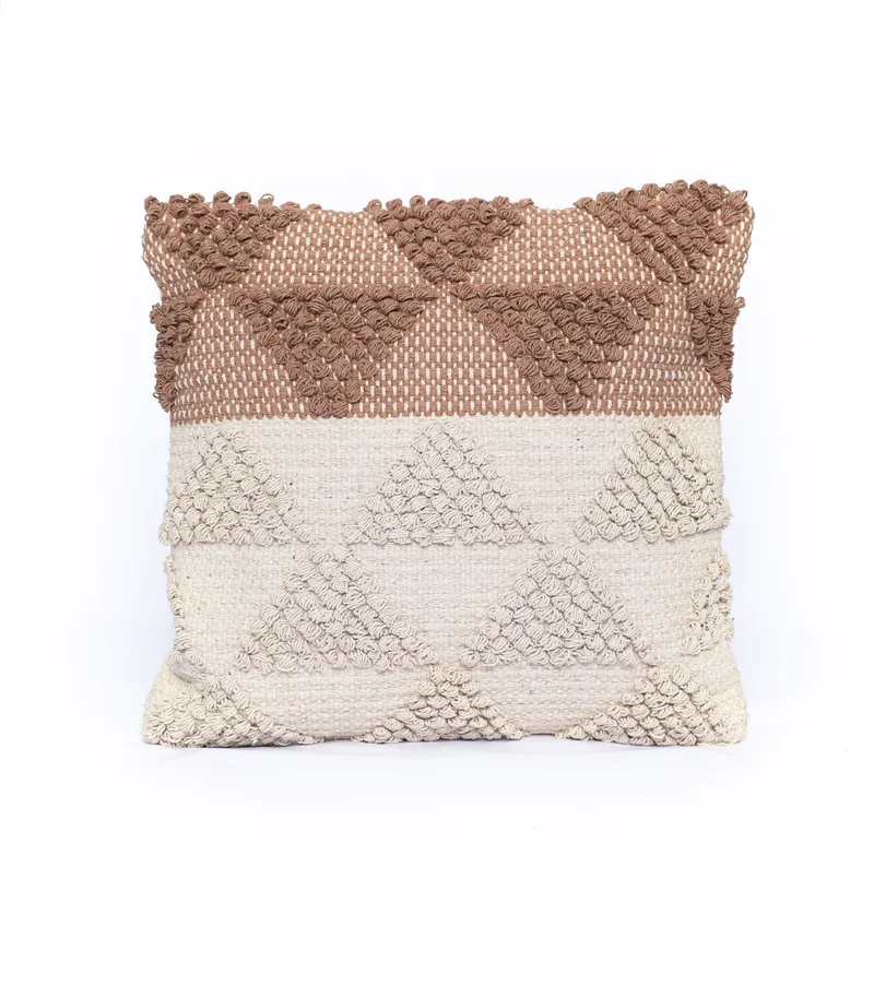 Μαξιλαροθήκη Διακόσμησης Palamaiki Troi Brown 45x45