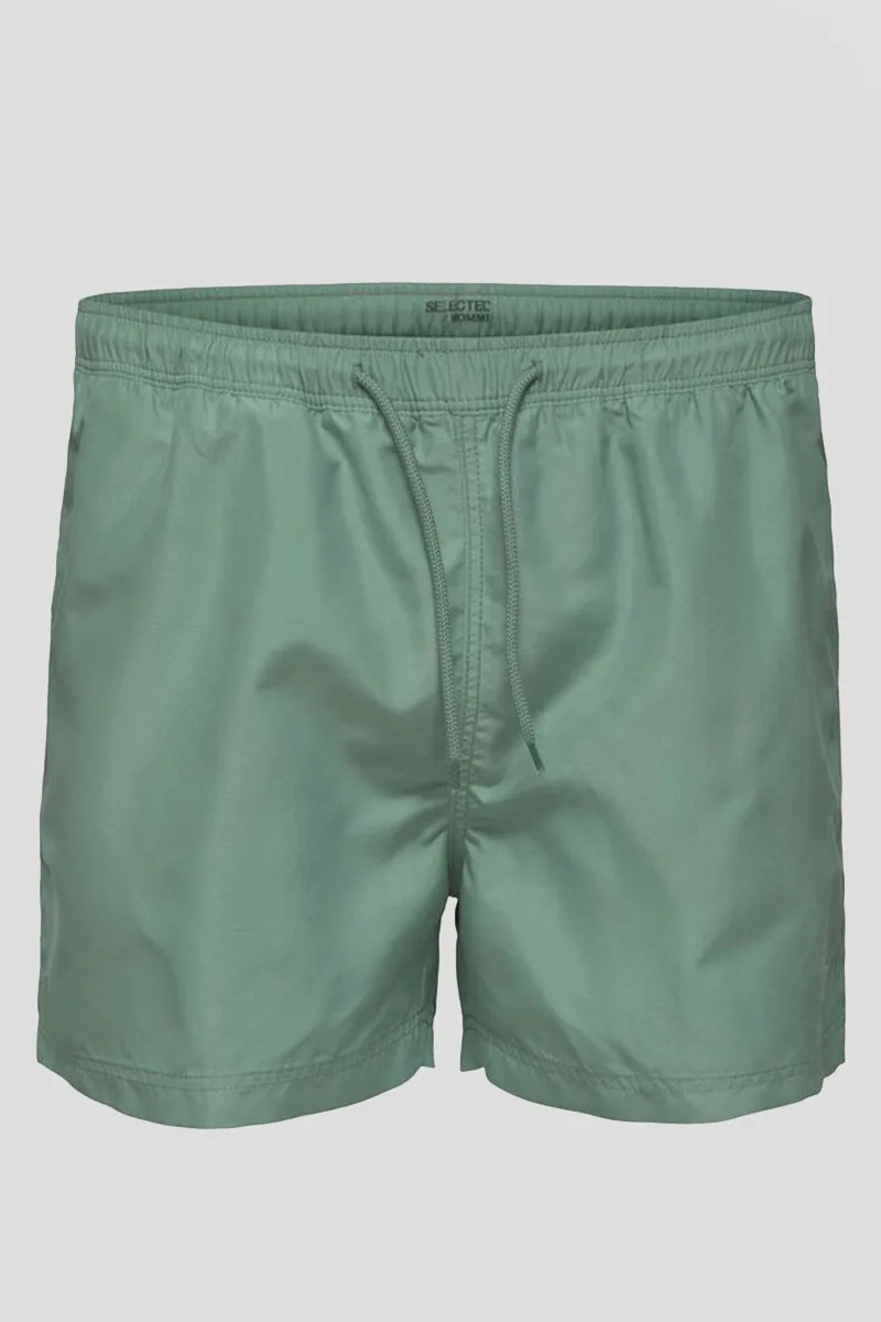 SELECTED HOMME Ανδρικό Πράσινο Basic Swim Shorts/Granite Green