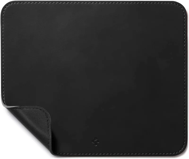 Spigen LD301 Velo - Premium Vegan Leather Mouse Pad - Black (APP04760)