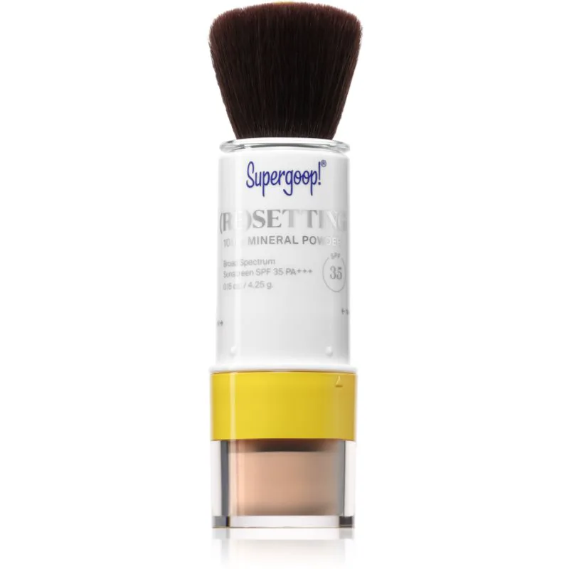 Supergoop! (Re)setting μεταλλική πούδρα SPF 35 Madium 4.25 γρ