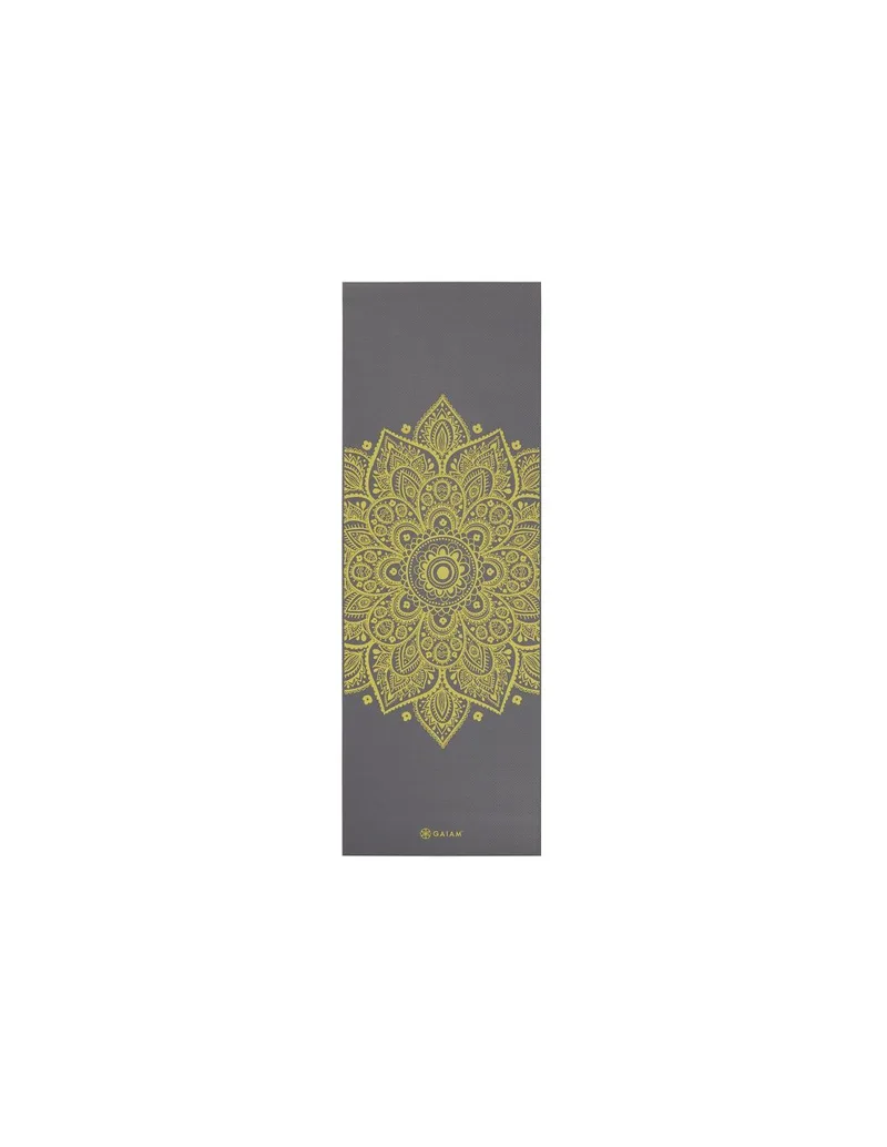 Yoga mat Gaiam "CITRON SUNDIAL" 6mm 61333