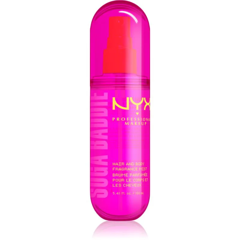 NYX Professional Makeup Fat Oil Body αρωματικό mist για μαλλιά και σώμα με άρωμα Suga Baddie 160 ml