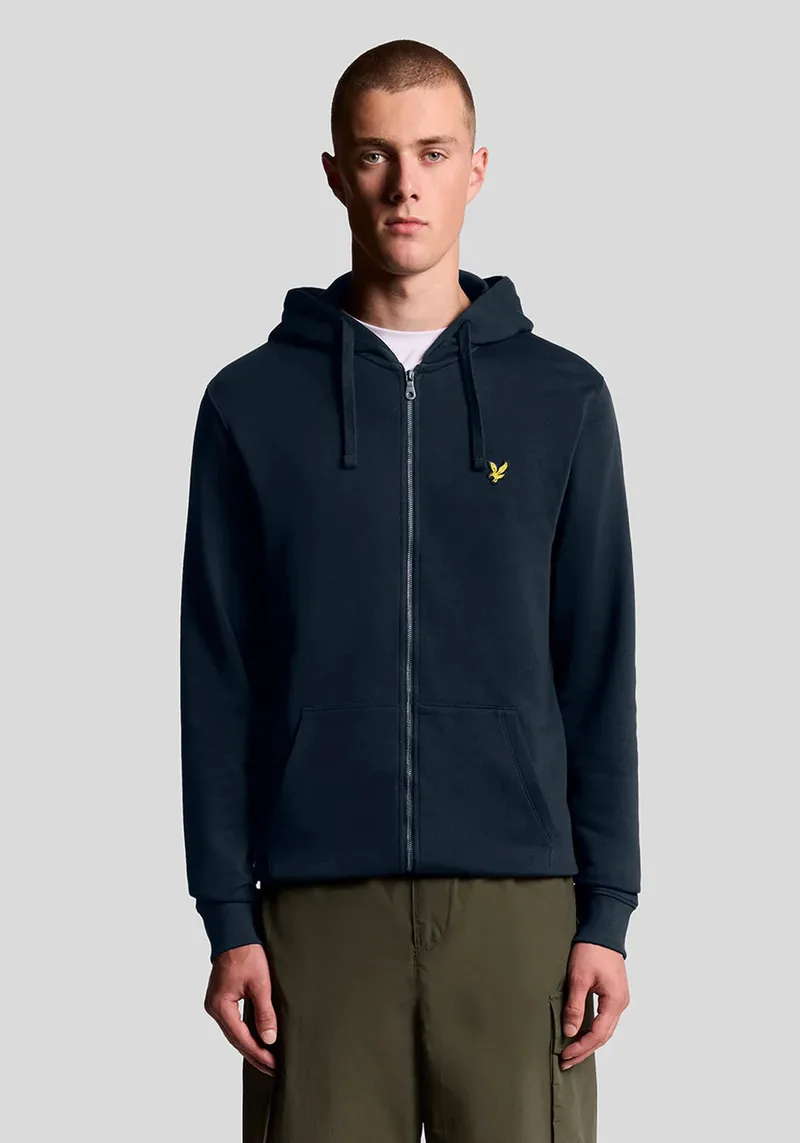 Lyle & Scott Ζακέτα της σειράς Full Zip - ML420VOG 271 Dark Navy