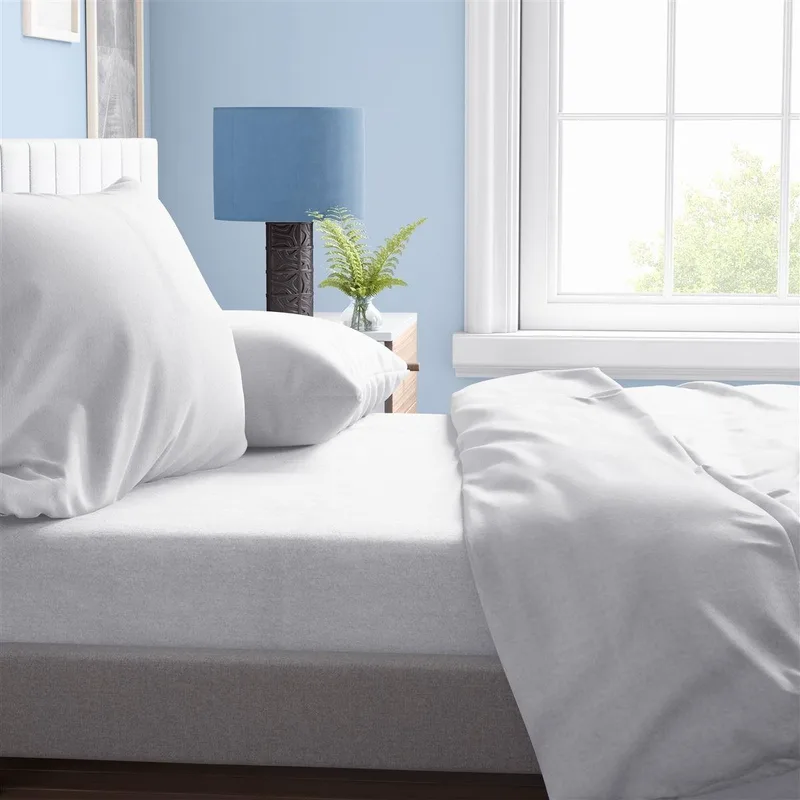 Σεντόνι Υπέρδιπλο Dimcol Solid 491 220X240 White