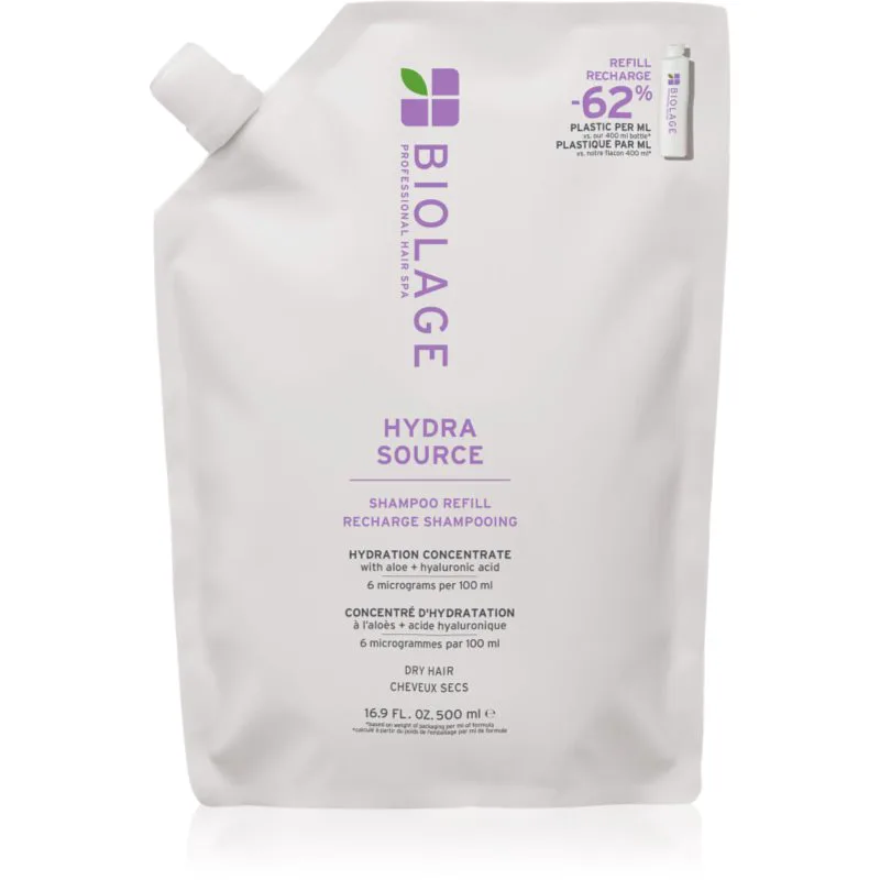 Biolage Essentials HydraSource Refill σαμπουάν για ξηρά μαλλιά Refill 500 ml