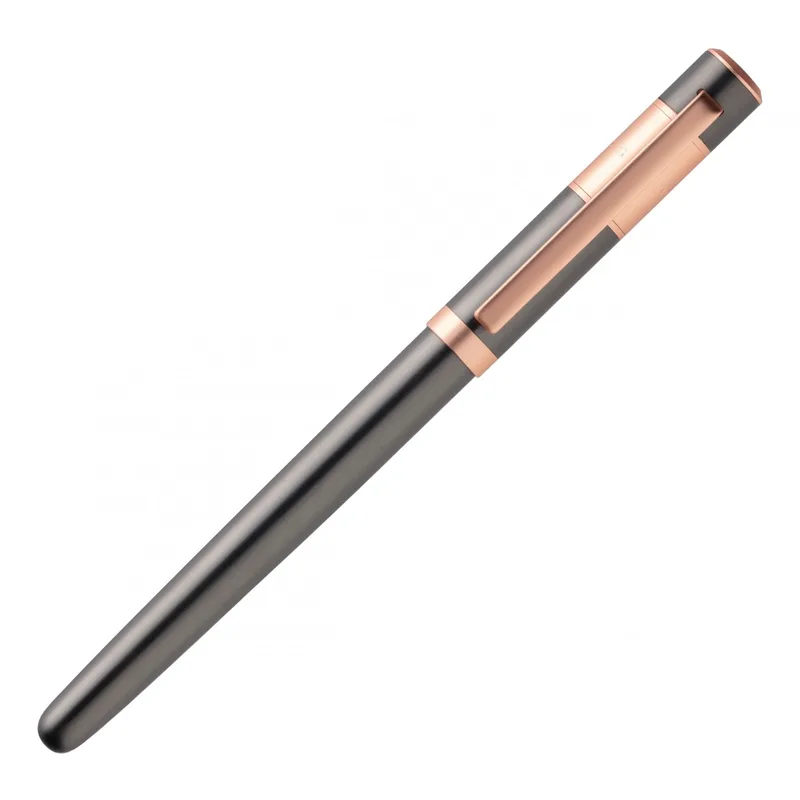 HUGO BOSS Στυλό Rollerball Ribbon Matte Gun HSR0985B