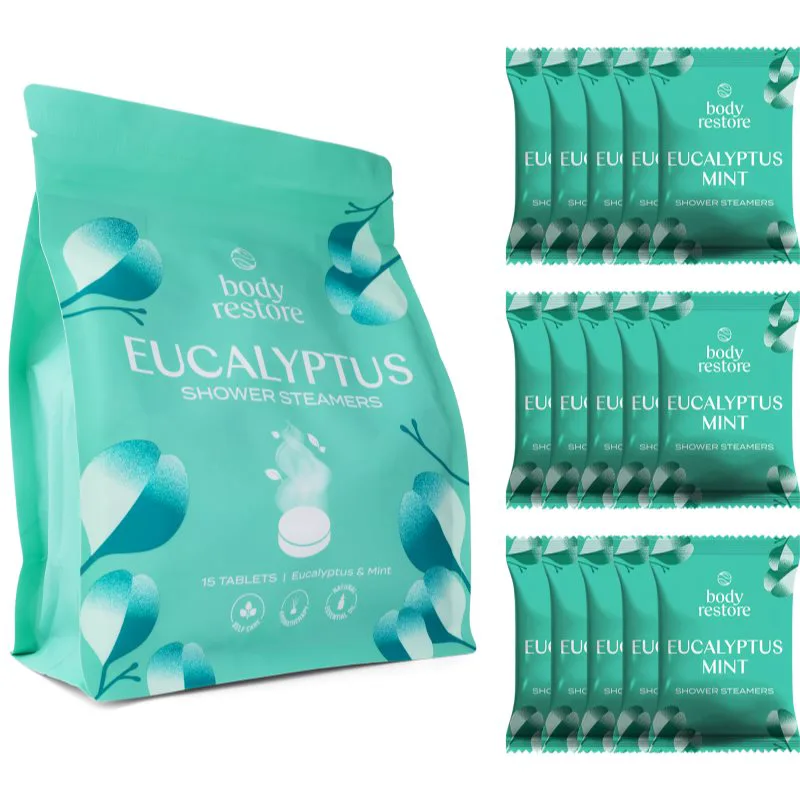Body Restore Eucalyptus & Mint Shower Steamers ταμπλέτες ντους 15 τμχ