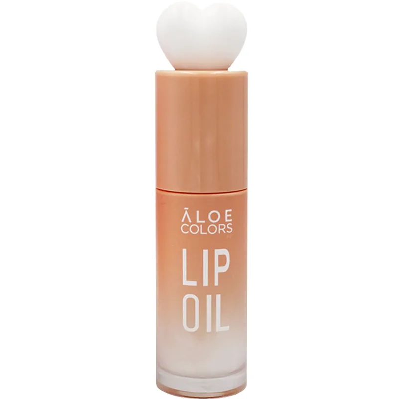 Aloe Colors Natural Kiss Lip Oil Ενυδατικό & Θρεπτικό Λάδι Χειλιών με Γεύση Καραμέλας Χωρίς Άρωμα & Χρώμα 10ml Μπεζ