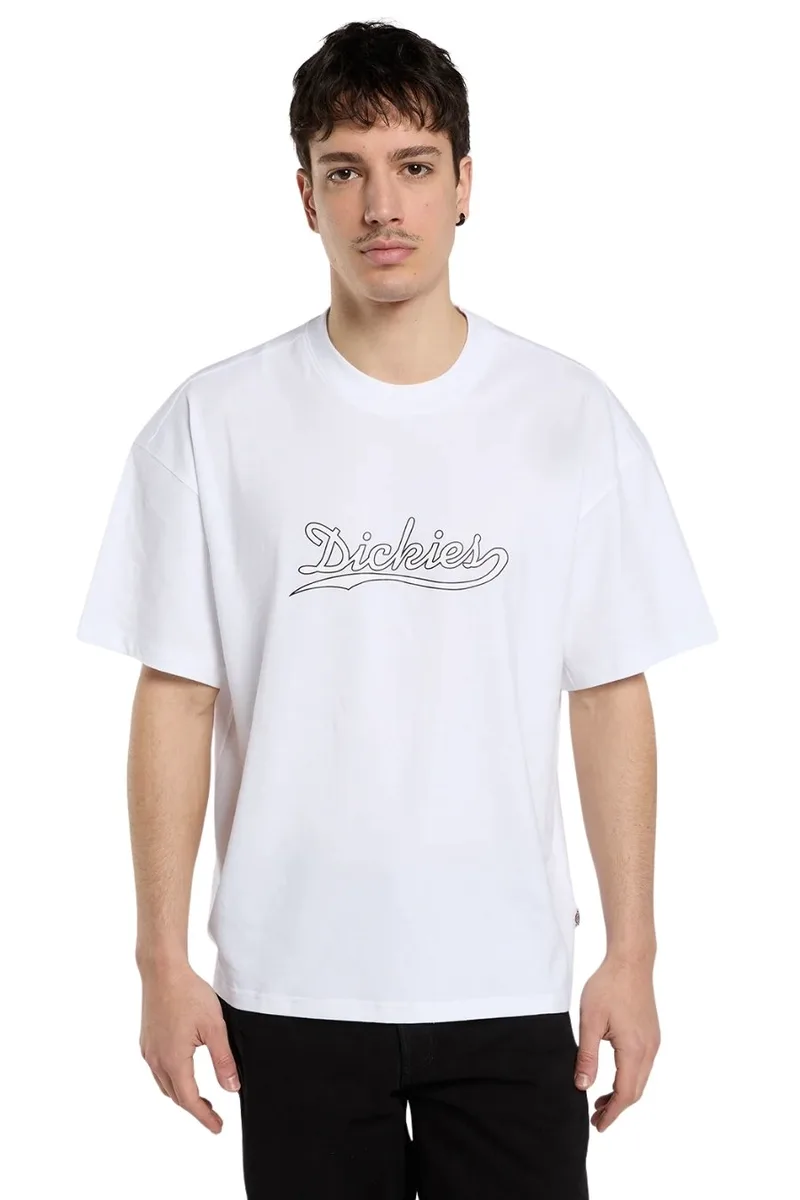 Dickies Ανδρικό Loose Wave SS Tee - Λευκό-DK0A88PE0WH1-WHITE